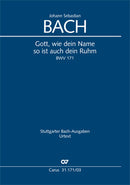 Gott, wie dein Name, so ist auch dein Ruhm, BWV 171(ヴォーカル・スコア)