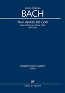 Nun danket alle Gott, BWV 192(ヴォーカル・スコア)