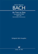 Ihr Tore zu Zion, BWV 193 (Score)