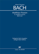 Matthäus-Passion = St. Matthew Passion, BWV 244(ヴォーカル・スコア、ドイツ語・英語)