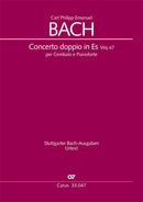 Concerto doppio per Cembalo e Pianoforte in Es, BR-CPEB Wq 47 (Score)
