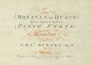 Sonatas or Duets