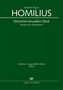 Wünschet Jerusalem Glück, HoWV II.29(ヴォーカル・スコア)