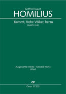 Kommt, frohe Völker, herzu, HoWV II.40 (Score)