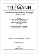 Wie lieblich sind deine Wohnungen, TVWV 1:1628/1