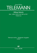Missa brevis, TVWV 9:2 (Score)