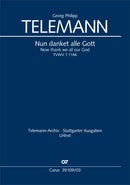 Nun danket alle Gott, TVWV 1:1166(ヴォーカル・スコア)