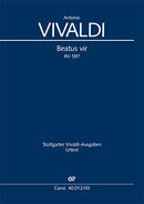 Beatus vir, RV 597(ヴォーカル・スコア)