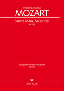 Sancta Maria, Mater Dei, KV 273 (Score)