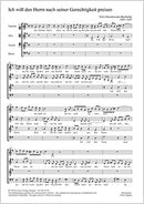 Ich will den Herrn nach seiner Gerechtigkeit preisen, MWV B 3