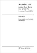 Messe ohne Gloria und Credo in d, WAB 146