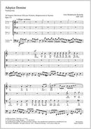 Adspice Domine, MWV B 26 (Score)