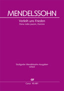 Verleih uns Frieden gnädiglich, MWV A 11 (Score)