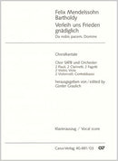 Verleih uns Frieden gnädiglich, MWV A 11(ヴォーカル・スコア)