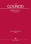Messe brève no. 6 aux cathédrales, CG 71b (Score)