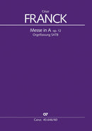 Messe in A, FWV 12 (SATB, organ and low strings)