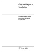Sonata in e (Score)