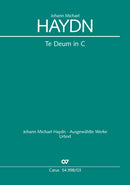 Te Deum in C, MH MH deest.(ヴォーカル・スコア)