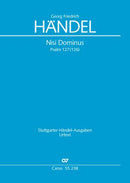 Nisi Dominus, HWV 238 (Score)