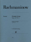 Prélude D major Op. 23 no. 4