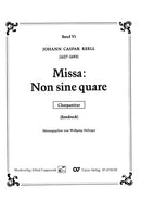 Missa: Non sine quare(合唱楽譜)
