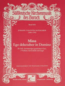 Missa Ego delectabor in Domino (Score)