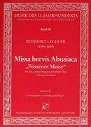 Missa brevis Abusiaca (Score)