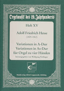 Variationen für Orgel zu vier Händen