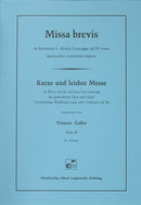 Missa brevis (Kurze und leichte Messe), op. 34 (Score)