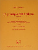 In principio erat Verbum (Score)