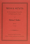 Missa sexta, op. 13a (Score)