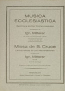 Missa de S. Cruce, op. 33 (Score)