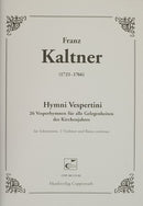 Hymni Vespertini (Score)