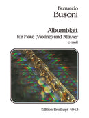 Albumblatt in E minor K 272(フルートとピアノ版)