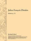 Ballad Op. 33(ピアノ・リダクション)