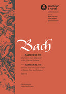 Kantate BWV 115 "Mache dich, mein Geist, bereit" (ヴォーカル・スコア)