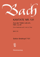 Kantate BWV 131 "Aus der Tiefen rufe ich, Herr, zu dir" (ヴォーカル・スコア)