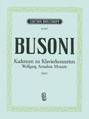 Cadenzas for W. A. Mozart's Piano Concertos, vol. 1