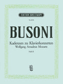 Cadenzas for W. A. Mozart's Piano Concertos, vol. 2