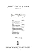 10 Volksliedsätze, part 1