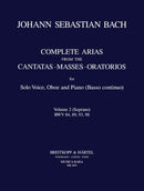Complete Arias from the Cantatas, Masses, Oratorios, vol. 2(ソプラノ・オーボエ・通奏低音版)