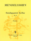 String Quartet in Eb major MWV R 25 Op. 12