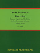 Concertino für zwei Fagotte und Orchester (Study score)