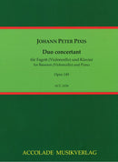 Duo concertant op. 149 (bassoon (cello) and piano)