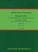 Konzert TWV 52:F1 (Score)