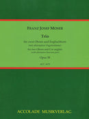 Trio op. 38 (2 oboes, cor anglais (bassoon))