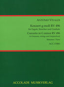Konzert g-moll RV 496 (Set of parts)
