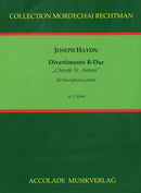 Divertimento B-Dur Hob.II;46 (4 saxophones (SATB))
