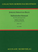 Italienisches Konzert BWV 971 (4 saxophones (SATB))