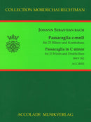 Passacaglia c-moll BWV 582 (23 wind instruments and double bass)